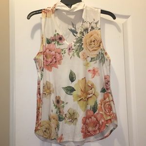 Floral tank top